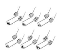 COLLBATH 6pcs Metal Torsion Springs for Curling Irons High-temperature Resistant Replacement Hair Curling Rod Accessories Fit for Multiple Brands and Models