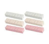 COLLBATH 6pcs Mini Portable Storage Medicine Case Braille Creative Organizer for Daily Medication Box Organiser