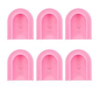 COLLBATH 6pcs Nail Cat Eye Aid Manicure Tools Gel Non-slip Finger Rest Stand DIY Accessories for Cat Eye Nail Polish Salon Tools Quick