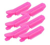 COLLBATH 6pcs Rollers with Clips for Women Abs Curlers for Hair Root Volume Lightweight Hairstyle Clips for Thick