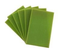 COLLBATH 6pcs Thick Aquarium Filter Sponge Pads for Fish Tank and Biochemical Media for Freshwater and Filtration Reusable Pre-filter Sheets with Easy Cut Design