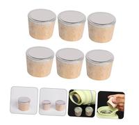 COLLBATH 6pcs Wooden Bottle Caps Insulated Kettle Stoppers Replacement Plugs for Hot Water Bottles Tea Sealing Accessories
