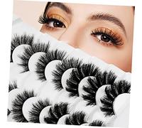 COLLBATH 7 Pairs False Eyelashes Lightweight Natural Look Fake Lashes Kit for Women and Soft Suppleness Matches Eyelid Shape for Charming Eye Makeup Dates Parties Weddings and Daily Use