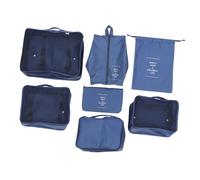 COLLBATH 7pcs Travel Packing Cubes Set Luggage Packing Organizers Compression Sacks for Suitcases
