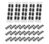 COLLBATH 800PCS Soft Nose Pads: Self Adhesive Non-Slip Eyeglass Nose Pads - Thin for Eyeglasses Sunglasses Grips - Glasses Wearing Bridge Comfort Solution, Black