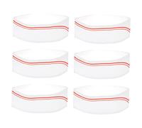 COLLBATH 80pcs Thickened Kitchen Hat Paper Chef Hats for Restaurant and Bakery for Chefs Cooks Waiters and Included White