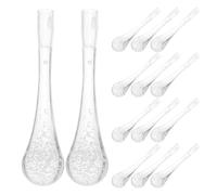 COLLBATH 80pcs Waterdrop Fairy Lamp Shade - 5mm LED Water Drop Fairy String Lights Shade - Outdoor Teardrop Decorative Pendant Bulb Replacement for Garden Party