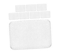 COLLBATH 8pcs Aluminum Grill Mesh Mats Nonstick Reusable Outdoor BBQ Cooking Mats Compatible with Various Grills for Camping Picnic Garden Party