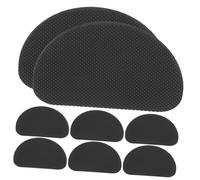 COLLBATH 8PCS Anti-Slip Shoe Sole Protectors for Women High Heels Rubber Heel Lifts with Thick Non-Slip Grip Pads for Shoe Bottoms Wear-Resistant Footwear Safety