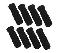 COLLBATH 8pcs Cane Handle Grip Replacement Foam Covers for Walking Sticks Elderly Crutches Durable Comfortable Easy to with Various Models Black