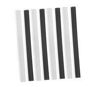 COLLBATH 8Pcs Dustpan Edge Replacement Strips Durable Soft Pressing Lip for Efficient Cleaning Easy to Cut for Odor and Safe Dustpan Parts
