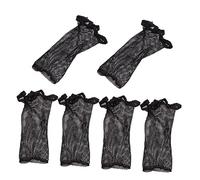 COLLBATH 8pcs Elastic Wig Hair Mesh Caps Soft Stretchy Wig Accessories for Women Practical Headwraps for Natural Hair Tidy and Comfortable Fit