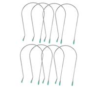 COLLBATH 8pcs Electric Hair Curler Clips U Shaped Hot Roller Clips Lightweight Quick Styling Flexible for Home Use