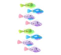 COLLBATH 8pcs Interactive Electric Cat Toy Fun Swimming Led Fish Chewing Toys for Kittens Engaging Indoor Play for Cats Bonding Activities Deep Sea Fluorescent Spotty Striped