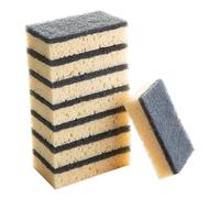COLLBATH 8pcs Kitchen Cleaning Sponge Wash Scrubbing Sponge Scouring Pad Dish for Cleaning Dishes Utensils Use in Kitchen Bathroom