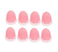 COLLBATH 8Pcs Silicone Lip Brush Protectors Lip Brush Caps Small Compact Applicator Accessories