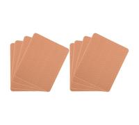 COLLBATH 8pcs Silicone Shoe Grip Stickers for High Heels Self-Adhesive Non-Skid Sole Protectors Anti-Slip Heel and Forefoot Pads with Noise Reduction and Cushioning Khaki