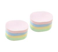 COLLBATH 8Pcs Thickened Facial Cleaning Sponges for All Skin Types Soft Makeup Remover Pads Quick-dry Face Washing Tools Gentle Massage Puff for Daily Skincare Random Colors Random Color