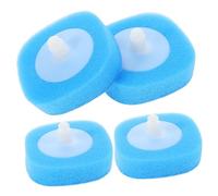 COLLBATH 8pcs Toilet Brush Wand Head Refills Disposable Sponge Cleaning Pads for Toilet Bowl Scrubbing Easy Install for Bathroom Essentials