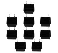 COLLBATH 9 Set Pegboard Hanging Cups Storage Bins with Metal Hooks, Plastic Multicompartment Design for Categorization and Layered Storage Solution, for Craft Assembly and Bathrooms