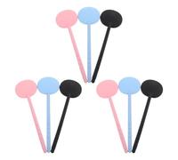 COLLBATH 9Pcs Eye Occluder Portable Visual Test Tool for Strabismus Detection Lightweight Plastic Eye Shield for Accurate Optometric Screening Easy to Clean Design for Home