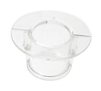 COLLBATH Acrylic Bird Anti-bite Collar for Parrot Plucking Adjustable Neckband for Macaw Sturdy Recovery Cone Easy Assembly Size L