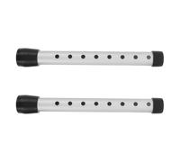 COLLBATH Adjustable 1.1 Inch Aluminum Walker Replacement Legs, 8-Level Height Adjustable Mobility Aid Tubes for Elderly Rehabilitation, Pair of 28Mm Diameter Walker Support Leg Extenders