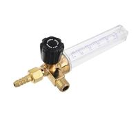 COLLBATH Adjustable Argon Flowmeter Regulator with Effective Flow Control and Easy Installation for Pharmaceutical and Food Industry Use, Portable Gas Flow Meter with Strong Random Color