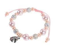 COLLBATH Adjustable Beaded Bracelet with Unicorn Charm Delicate Alloy Wrist Jewelry for Women and Comfortable Daily Wear Accessory Stylish Party Gift