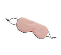 COLLBATH Adjustable Silk Sleep Eye Mask Dual-use Hot and Cold Therapy for Light Blocking Breathable Lightweight Comfort Suitable for Men Women Travel and Home Light Grey Lotus Root Pink
