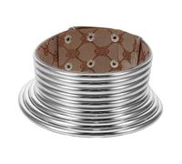 COLLBATH African Tribal Punk Necklace Chunky Collar Statement Jewelry for Women Lightweight Long Neck Choker Comfortable Fit Versatile Accessory for Costumes and Events