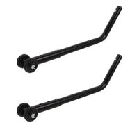 COLLBATH Aluminum Alloy Tipper Wheelchair Wheels Rear Caster Rollback Safety Accessory for Disabled Elderly Users Easy Assembly Mobility Aid with Obstacle Navigation Indoor Outdoor Use