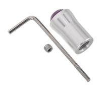 COLLBATH Amethyst Meditation Tuning Fork Base 12mm Silver Healing Feet Accessory for Frequency Healing Sound Therapy and Yoga Relaxation