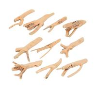 COLLBATH Aquarium Cave Decor 10pcs Assorted Driftwood Branches Natural Fish Tank Ornaments