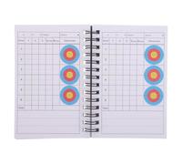 COLLBATH Archery with Spiral Bound Paper and Strategic Progress Review Score Book and Plastic Shell Design Compact Organization for Compound Bow for Target Session and Field Archery