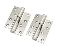 COLLBATH Automatic Toilet Door Closing Hinge Lifting Bathroom Door Hinge with Noise Reduction Oxidation-Resistant Metal for Wood Metal Smooth Self-Closing Mechanism