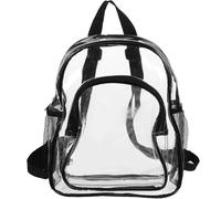 COLLBATH Backpack Backpack Rucksack Bag Pvc Adjustable Shoulder Strap Wear-resistant Small Mini for Women Stadium Dating