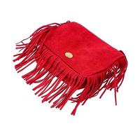 COLLBATH Bag Purse Creative for Tassels Kids Girls Little Crossbody, Single Shoulder Soft Suede Coin Not Easy to Deform, Portable Street Bag for Everyday Use