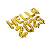COLLBATH Balloon Set 2025 Aluminum Film Balloons for New Year's Party Decorations and Festivals