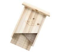 COLLBATH Bat Pet House Bat Box for Backyard Courtyard Use Easy to Install Smooth Surface Weather Resistant Design for Garden Decor