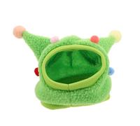 COLLBATH Bearded Dragon Hat Cute Cosplay Headwear with Horns and Pom-Poms for Lizards Snakes Birds and Small Pets Warm Costume Accessories for Photo Shoots and Dress-Up