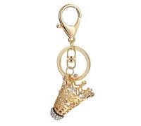 COLLBATH Beautiful Diamond Badminton Keychain Decor Key Pendant Bag Ornament Hanging Ornament