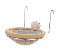 COLLBATH Bird Breeding Nest Set Parrot Nesting Box Metal Rack for Cage Birds Nesting Material