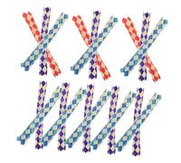 COLLBATH Bird Chewing Toy 24pcs Bamboo Finger Traps for Birds Toy for Birthday Party Favors Random Color