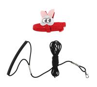 COLLBATH Bird Flight Harness Vest Parrot Leash for Safe Outdoor Activities with Cockatiels Conures and Budgies Comfortable and Easy to Use Harness for Training
