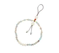 COLLBATH Bodhi Beaded Phone Lanyard Detachable Wrist Strap Antique Chinese Style Decorative Phone Chain Anti-lost Ornament for Men and Women