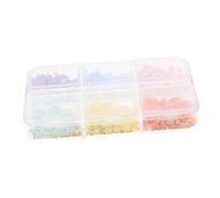 COLLBATH Boxed Flower Pearl Nail Charms Floral Nail Decoration for DIY Manicure Creative Five-petal Acrylic Flowers Suitable for Women and Art Enthusiasts