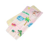 COLLBATH Boys and Girls High Chair Splat Mat Floor Protector Non-Slip Waterproof Multi-Layer Plastic Coated Baby Feeding Mess Mat for Mealtime and Playtime 135x135cm