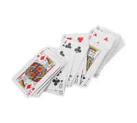 COLLBATH Braille Large Print Poker Cards with Tactile Identification for Visually Impaired Adults and Comfortable Playing Cards Designed for Blind Users to Easily Learn Braille