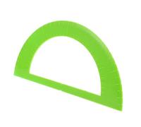 COLLBATH Braille Protractor for Visually Impaired Students, Light Green Semi-Circle Ruler Measuring Tool for Blind Learning and School Use, Educational Braille Ruler Aid